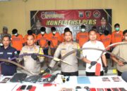 Ganggu Kamtibmas Sidoarjo, Kelompok Pemuda Bersajam Diamankan Polisi