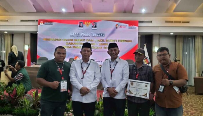 Ditetapkan Jadi Bupati dan Wakil Bupati Terpilih, AWASI Ucapkan Selamat Kepada BBS-JUN