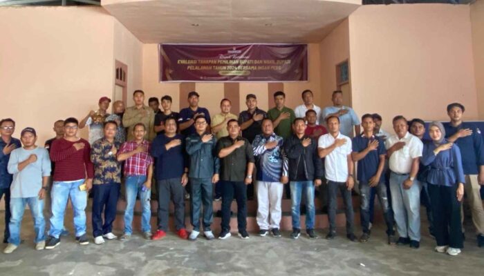 KPU Pelalawan Laksanakan Rapat Koordinasi, Evaluasi Tahapan Pilkada Tahun 2024 Bersama Insan Pers