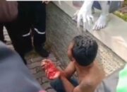 Kepergok Curi Motor di Gresik, Pria Asal Kemasan Selatan Krian,Sidoarjo Dihajar Massa