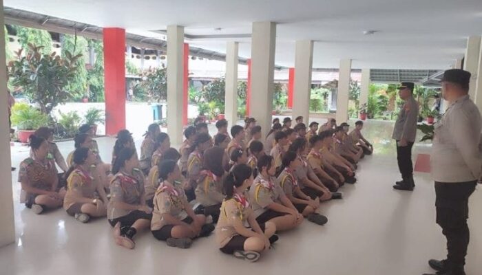 Sat Binmas Polresta Manado Sambang SMK Negeri 1 Manado, Ini yang Dibahas