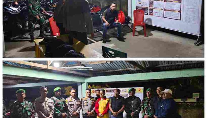 Pastikan Proses Demokrasi Aman dan Damai, Dandim Siak Tinjau Posko PAM PSU Jayapura