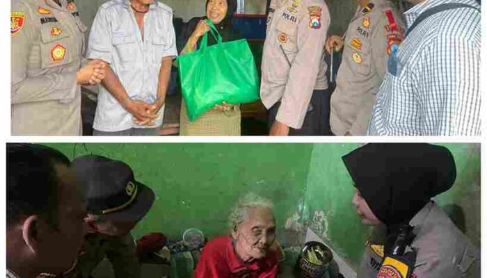 Kapolsek Sedati Gelar Bakti Sosial Bagikan 100 Paket Sembako 