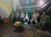 Kapolsek Gunung Anyar Hadiri Pembukaan Pos Pam Banser Rungkut Tengah, Imbau Jaga Kamtibmas Ramadhan
