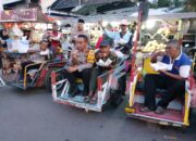 Kapolsek Krian Berbuka Puasa Bersama Komunitas Becak 