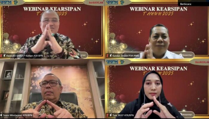 Lestarikan Memori Bangsa, Kementerian ATR/BPN Serahkan Arsip Statis ke ANRI