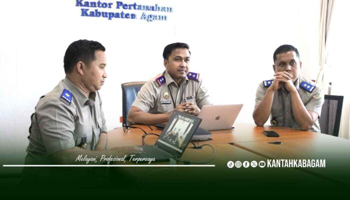 Kepala Kantor Pertanahan Kabupaten Agam Ikuti Rapat Finalisasi Persiapan Sosialisasi Pendaftaran Tanah Ulayat Tahun 2025