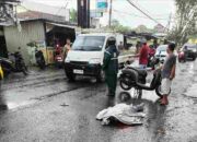 Tabrakan di depan Rumah Makan Geprek Pahlawan Satu Orang Pelajar SMP Sunan Ampel Meninggal Dunia 