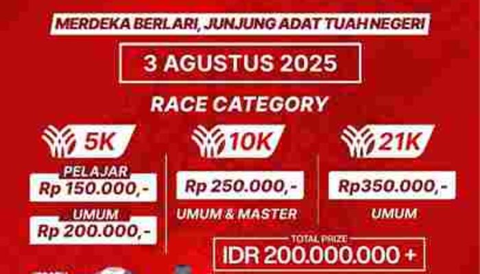 Polresta Jambi Dukung “Presisi Merdeka Run 2025” – Ajak Warga Jambi Rayakan Kemerdekaan Lewat Olahraga