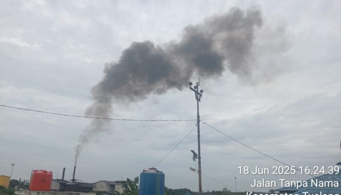 Masyarakat Tualang Timur Resah Akibat Asap Hitam Pekat dari PKS PT AIP