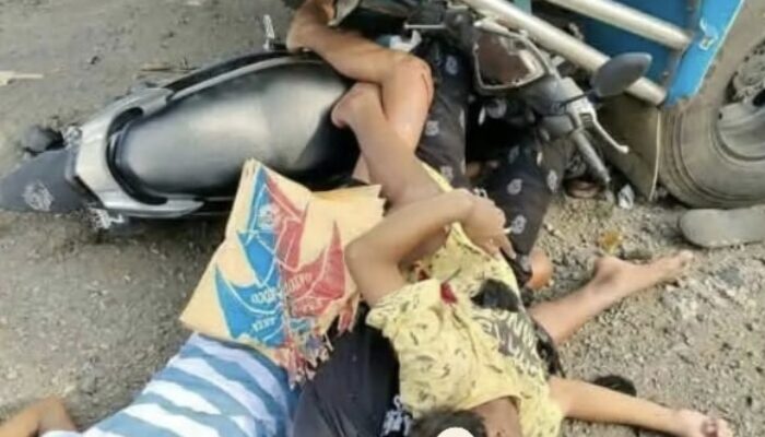 Tragis Tiga Remaja Meninggal Dunia Usai Tabrak Truk Parkir di Jalan Raya Kletek 