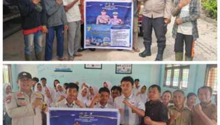 Edukasi Tertib Berlalu Lintas, Polsek Tualang Sasar Pelajar dan Masyarakat