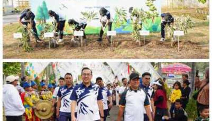 Petrokimia Gresik dan DLH Jatim Hijaukan DAS Brantas di Momen HUT Ke-53