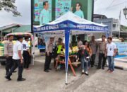 Tumpah Ruah Warga Serbu Beras Murah Polsek Tualang dan Bulog