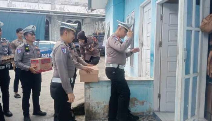 Polres Siak Salurkan Bantuan, Wujud Polri yang Lebih Maju dan Humanis