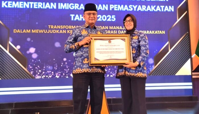Kanwil Ditjenpas Sumut Raih Piagam Penghargaan Nasional Di Rakor Kemenimipas Tahun 2025