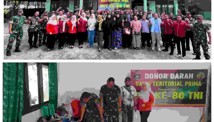 Donor Darah Kodim Siak: Rayakan HUT TNI dengan Aksi Kemanusiaan