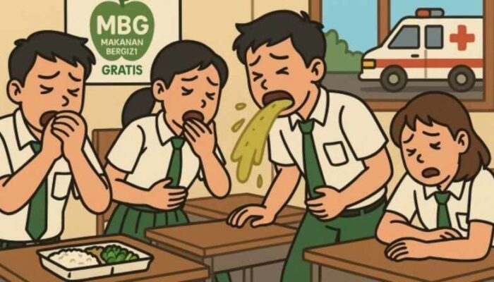 Diduga Makanan Basi, Program Makan Bergizi Gratis di SMPN 10 Metro Sebabkan Siswa Keracunan