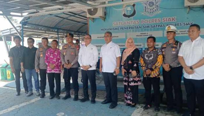 Polres Siak Siap Bangun Satpas SIM Baru di Tualang, Pejabat Tinggi Polri Tinjau Langsung Lokasi