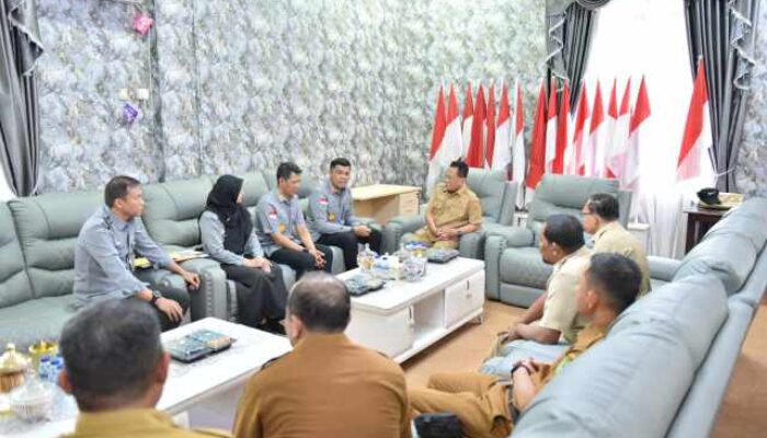 Bupati Rohil Terima Kunjungan Silaturahmi Kakanwil Kemenkum Provinsi Riau