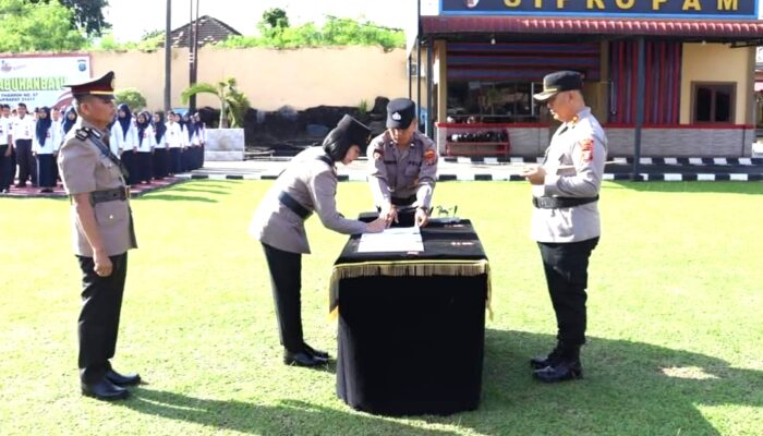 Kapolres Labuhanbatu Sertijabkan PJU Dan Kapolsek Jajaran