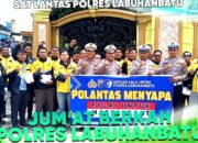 Indahnya Berbagi Bersama Sat Lantas Polres Labuhanbatu
