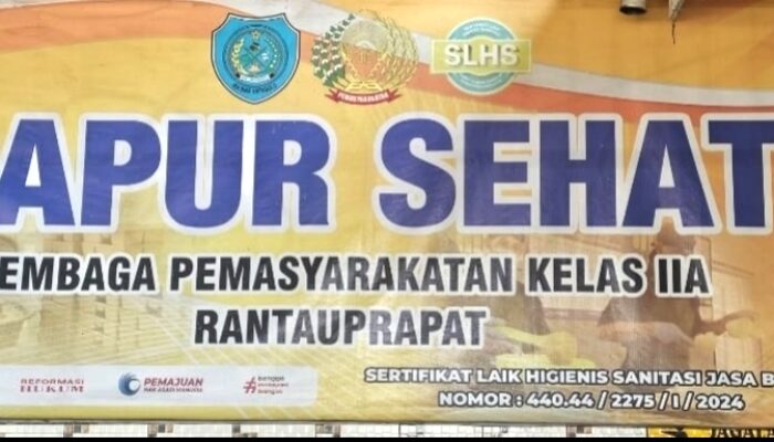 Dapur Sehat Lapas Rantauprapat Sajikan Makanan Hiegenis