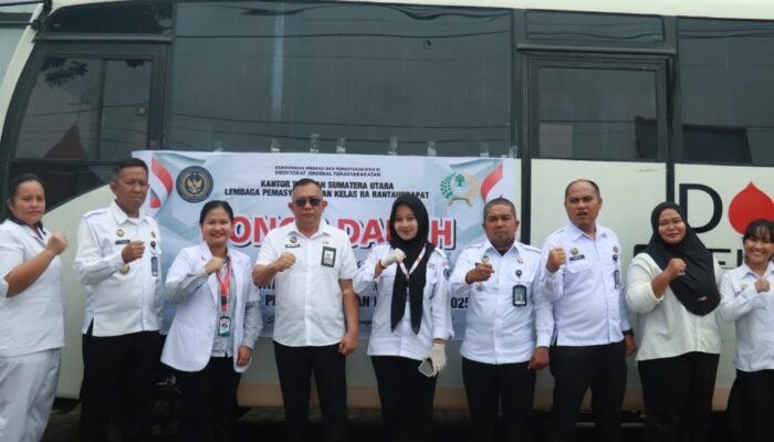 Ini Yang Dilakukan Lapas Rantauprapat Memperingati Hari Bakti Kemenimipas