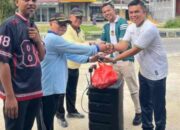 Dukung Generasi Emas, Delvi Suseno SH Bakar Semangat Relawan Dapur MBG di Tualang