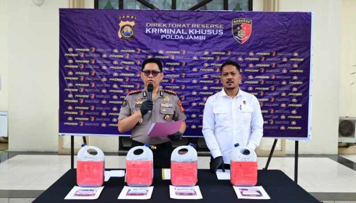 Ditreskrimsus Polda Jambi Ungkap Dugaan Pengangkutan BBM Subsidi Ilegal untuk Aktivitas PETI