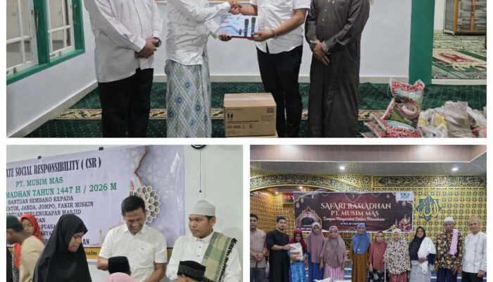 Wujud Kepedulian Sosial, PT Musim Mas Salurkan 750 Paket Sembako di Safari Ramadhan 2026