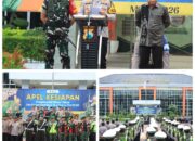 Kapolres Gresik Pimpin Apel Pengamanan Idulfitri 2026, Ajak Warga Takbiran di Masjid