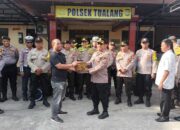 Bukan Kue atau Kado Mewah, Polsek Tualang Hadiahkan ‘Napas Dunia’ untuk Personel yang Berulang Tahun
