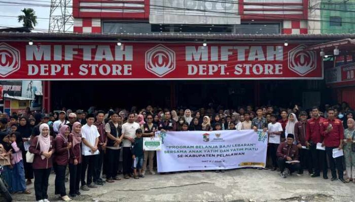 BAZNAS Pelalawan Gelar Program Belanja Lebaran Yatim, Jangkau 9 Kecamatan