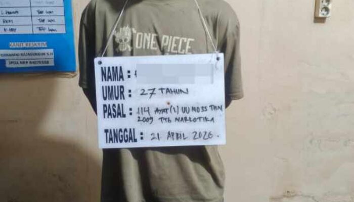 Polsek Panai Tengah Kembali Ringkus Pengedar Sabu, Satu Pelaku Diamankan