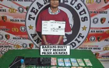 Gerebek “Lapak” Sabu di Kampung Yaman, Polsek Aek Natas Ringkus Pengedar dan Sita Barang Bukti