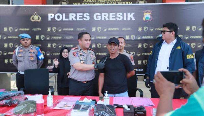 Kapolres Gresik Ungkap Lima Kasus Kejahatan, Korban Bersyukur Motor dan Barang Berharga Kembali