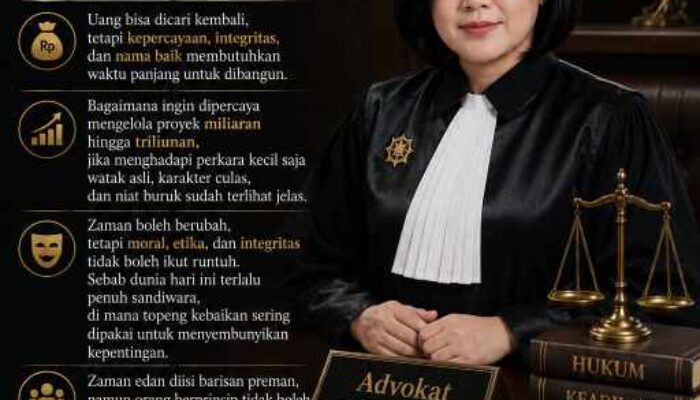 Jangan Gadaikan Harga Diri Hanya Demi Dua Juta Rupiah