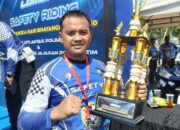 Satlantas Polres Gresik Berprestasi, Aiptu Bambang Juara 1 Safety Riding Hari Bhayangkara ke-80