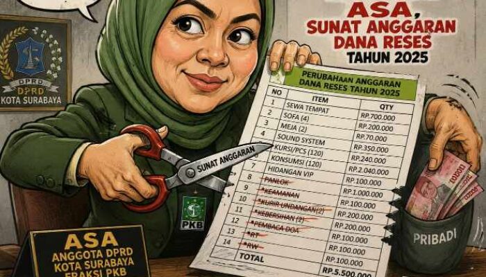 Diduga Sunat Dana Reses, Anggota DPRD Surabaya Fraksi PKB Bakal Dilaporkan ke Kejaksaan