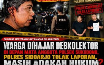 Ada Polisi di Lokasi, Warga Sidoarjo Ini Tetap Babak Belur Dikeroyok Puluhan Orang