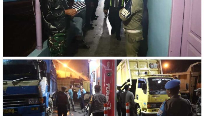 Gelar Patroli Gabungan, Polres Labuhanbatu, TNI, dan Satpol PP Sisir Lokasi Rawan Kamtibmas