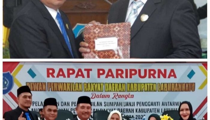 Melalui Mekanisme PAW, Julkifli Resmi Duduki Kursi Fraksi Gerindra DPRD Labuhanbatu