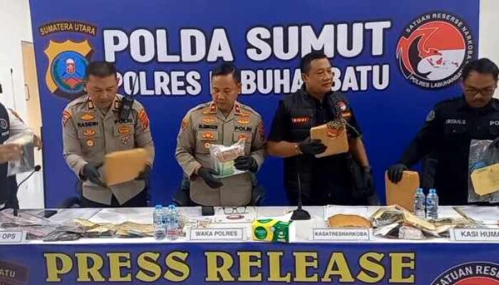 21 Hari Operasi Antik Toba 2026, Satresnarkoba Polres Labuhanbatu Ungkap 81 Kasus dan Amankan 91 Tersangka