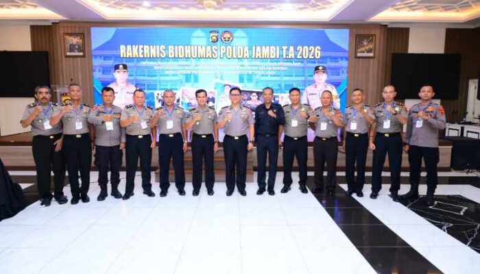 Bidhumas Polda Jambi Gelar Rakernis Humas Tahun 2026, Optimalkan Komunikasi Publik dan Manajemen Media Untuk Mendukung Asta Cita Presiden RI