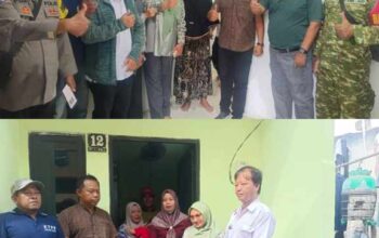 Camat Bulak Hudaya dan Lurah Kedung Cowek Frans Kawal Program Rutilahu, Tiga Warga Terima Rumah Layak Huni