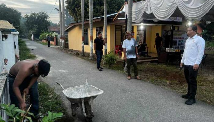 Team Satresnarkoba Polres Labuhanbatu Kembali Galakkan Posko Kampung Bebas Narkoba