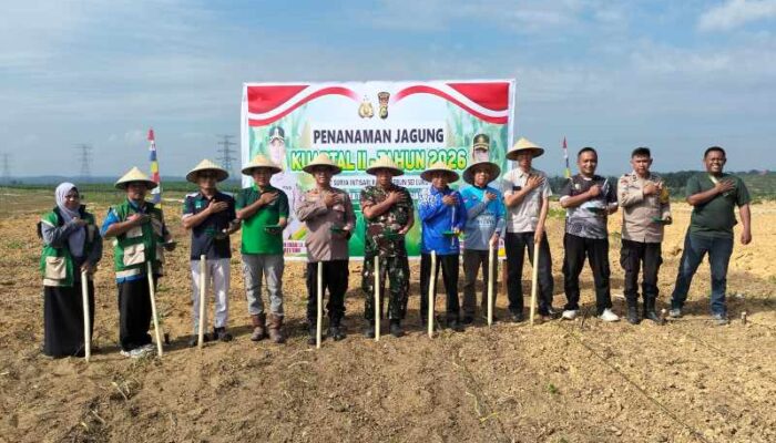 Polsek Tualang Gandeng PT SIR Demi Amankan Stok Pangan Siak