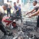 Aksi Kemanusiaan, Personel Polres Labuhanbatu Gotong Royong Bantu Korban Kebakaran di Padang Bulan