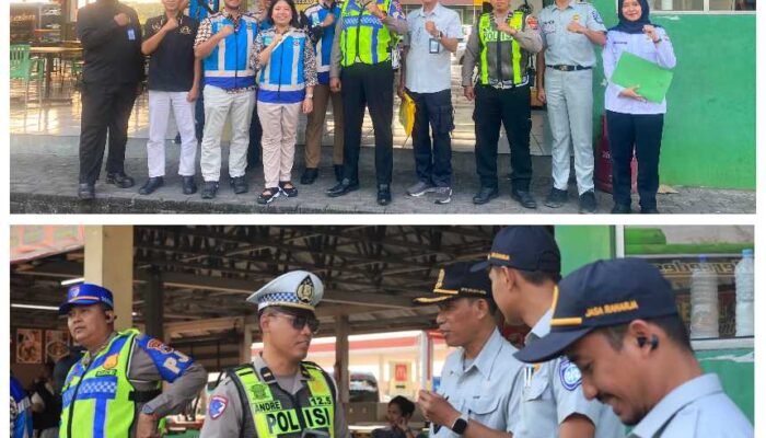 Keselamatan Penumpang Jadi Prioritas, Satlantas Polres Gresik Bersama Dirjen Hubdat Gelar Ramp Check Bus di Rest Area 726 B